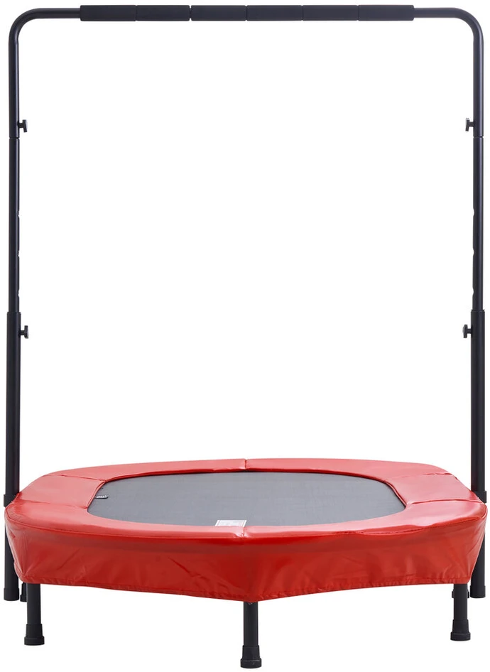 Vevor batutas 143,5 cm, 100 kg apkrova, reguliuojamo aukščio, raudonas, vaikams