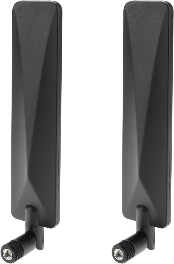Vgol 2 vnt. Wifi 6e trijų dažnių adapterio antena 5dbi antena Rp-sma Male antena 2.4ghz 5ghz 6ghz stacionariam kompiuteriui