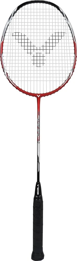 Victor Auraspeed Light Fighter 40 D - Itin lengva, subalansuota galva, didelio modulio grafito badmintono raketė - raudona