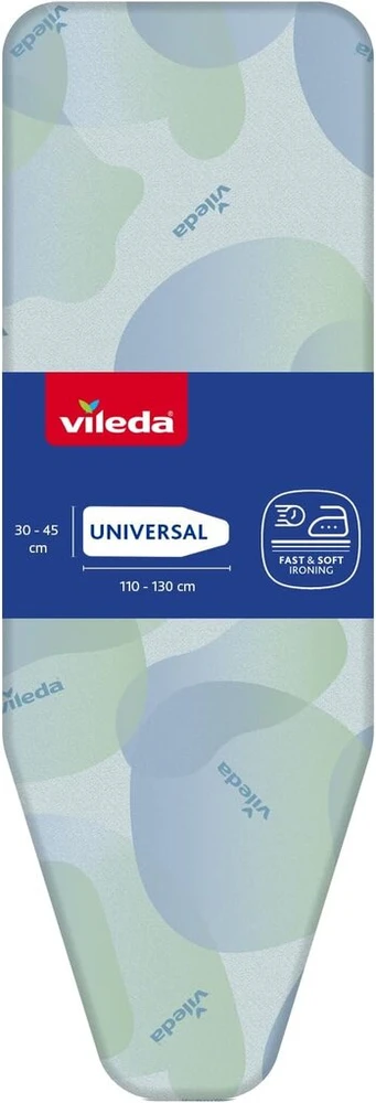 Vileda Premium 2-in-1 lyginimo lentos užvalkalas, sidabrinis / pilkas, 30–45 x 110–130 cm