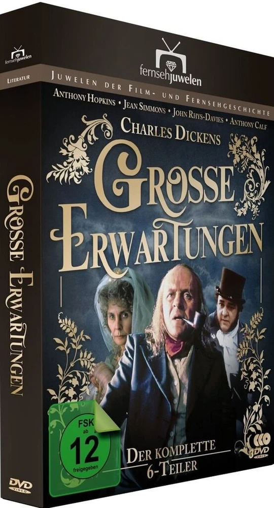 Vinilinė plokštelė Charles Dickens' Dideli lūkesčiai (great Expectations) - 6 dalių serialas su Anthony Hopkins [2 Dvd]
