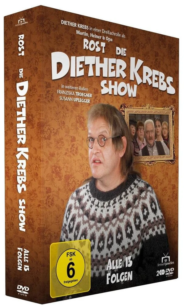 Vinilinė plokštelė Die Diether Krebs Show – visa serija apie išprotėjusią Rostų šeimą (fernsehjuwelen) [2 Dvd]