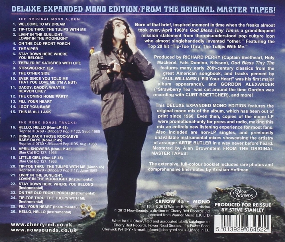 Vinilinė plokštelė God Bless Tiny Tim: Deluxe Expanded Mono Edition
