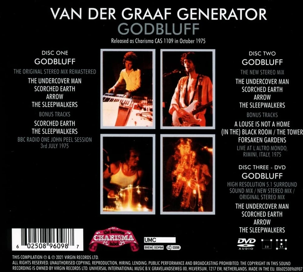 Vinilinė plokštelė Godbluff (2cd + 1dvd Audio)