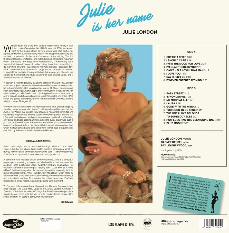 Vinilinė plokštelė Julie Is Her Name