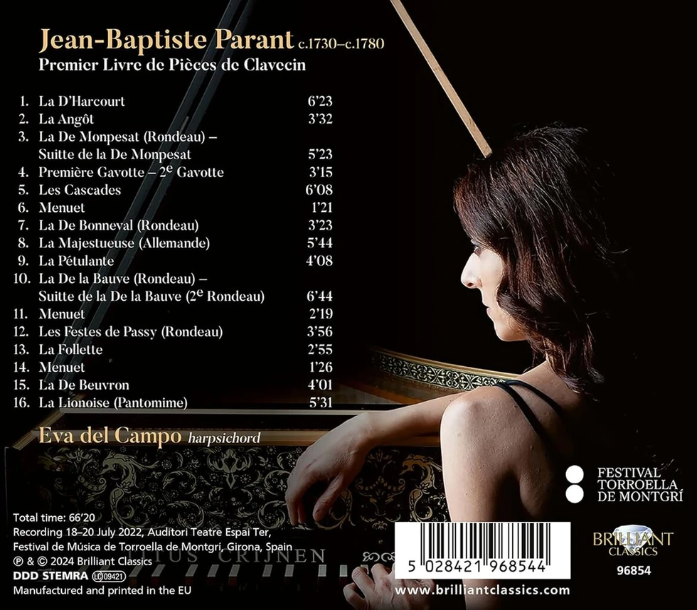 Vinilinė plokštelė Parant: Premier Livre de Pièces de Clavecin