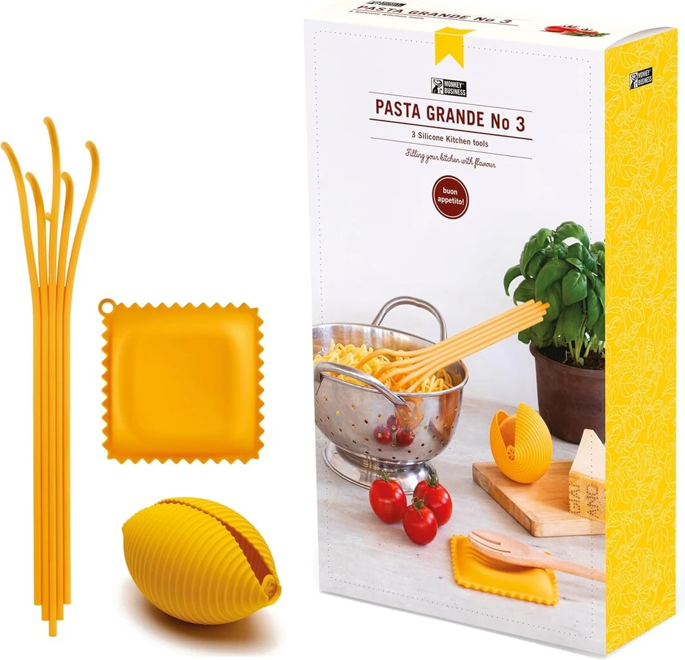 Virtuvės įrankių rinkinys "pasta Grande", 3 vnt., silikoninis