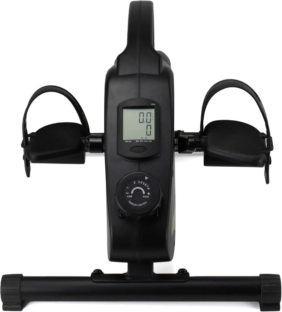 Vita&bike mini treniruoklis su 8 lygių magnetine stabdžių sistema - pedalų treniruoklis rankoms ir kojoms, led ekranas, gerinantis fizinę formą, raumenų jėgą ir medžiagų apykaitą, skirtas naudoti biure ir namuose