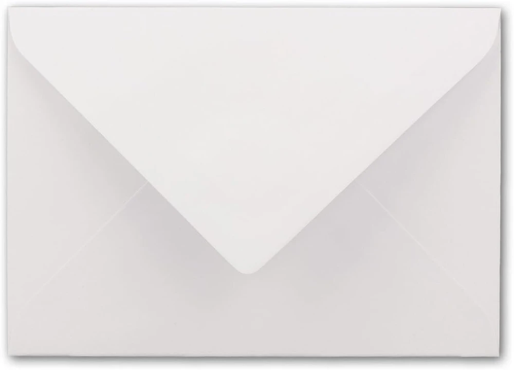 Vokai din b6 - 125 x 176 mm - super balta spalva su baltu šilko pamušalu - 25 vnt. pakuotė - ypač aukšta kokybė - 100 g/m² - ypatingoms progoms - drėgnas klijavimas - prekės ženklas: Gustav Neuser