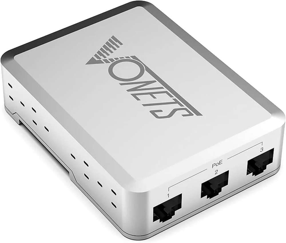 Vonets pramoninis 5 prievadų Poe Gigabitinis jungiklis Gigabit Ethernet tinklo jungiklis Ethernet Rj45 skirstytuvas 10/100/1000m 4 Poe +1 Uplink Plug & Play metalinis dizainas universalus tinklo įrenginiams Vsp500