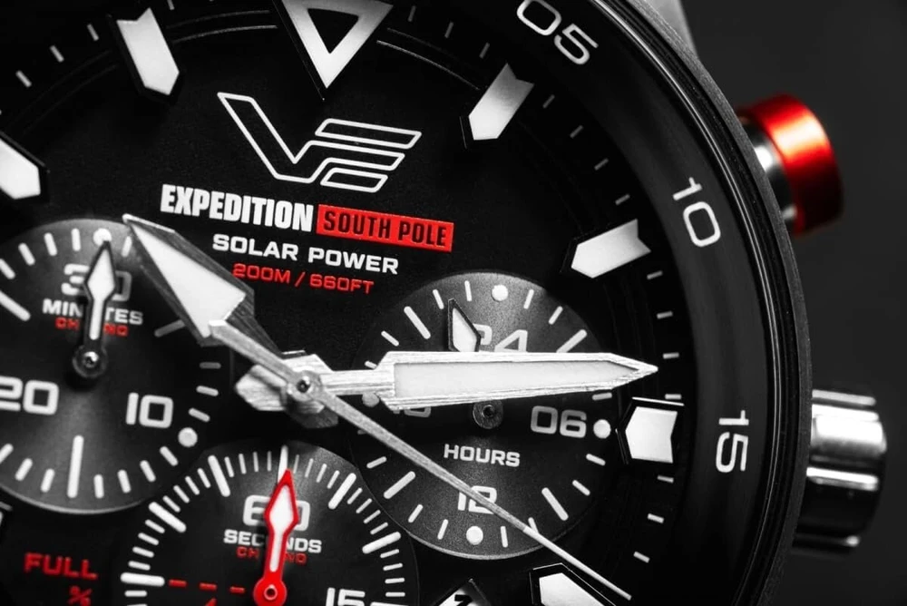 Vostok Europe Solar Expedition Chrono Vyriškas Laikrodis Sidabrinis