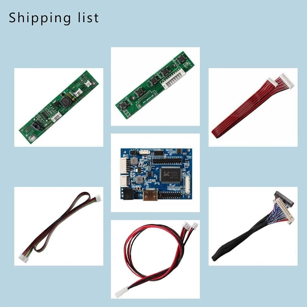 Pagrindinė plokštė Vsdisplay audio lvds valdymo plokštė skirta 21.5" 1920x1080 lm215wf3-sla1 30pin wled lcd ekranui