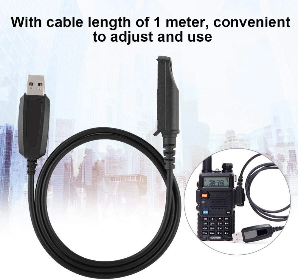 Walkie talkie usb programavimo adapterio kabelis, usb kabelio programavimas uv-9r bf-r760 bf-9700 bf-a58 gt-3wp rt6