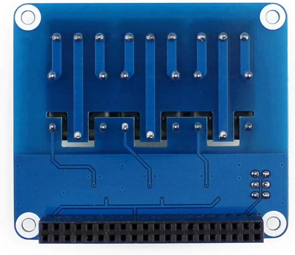 Waveshare Raspberry Pi galios relės plokštė Raspberry Pi išplėtimo plokštės modulis, skirtas Raspberry Pi A+/b+/2b/3b
