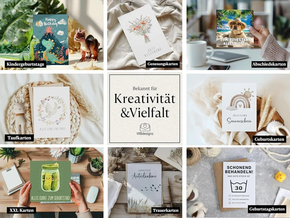 Wbdesignz motyvacinė kortelė "just Keep Beleafing!" - juokinga kortelė su augalu - pasveik greičiau, egzaminui, pasveikimo - kvadratinė - 300 gsm aukščiausios kokybės atvirukas draugams ir šeimai