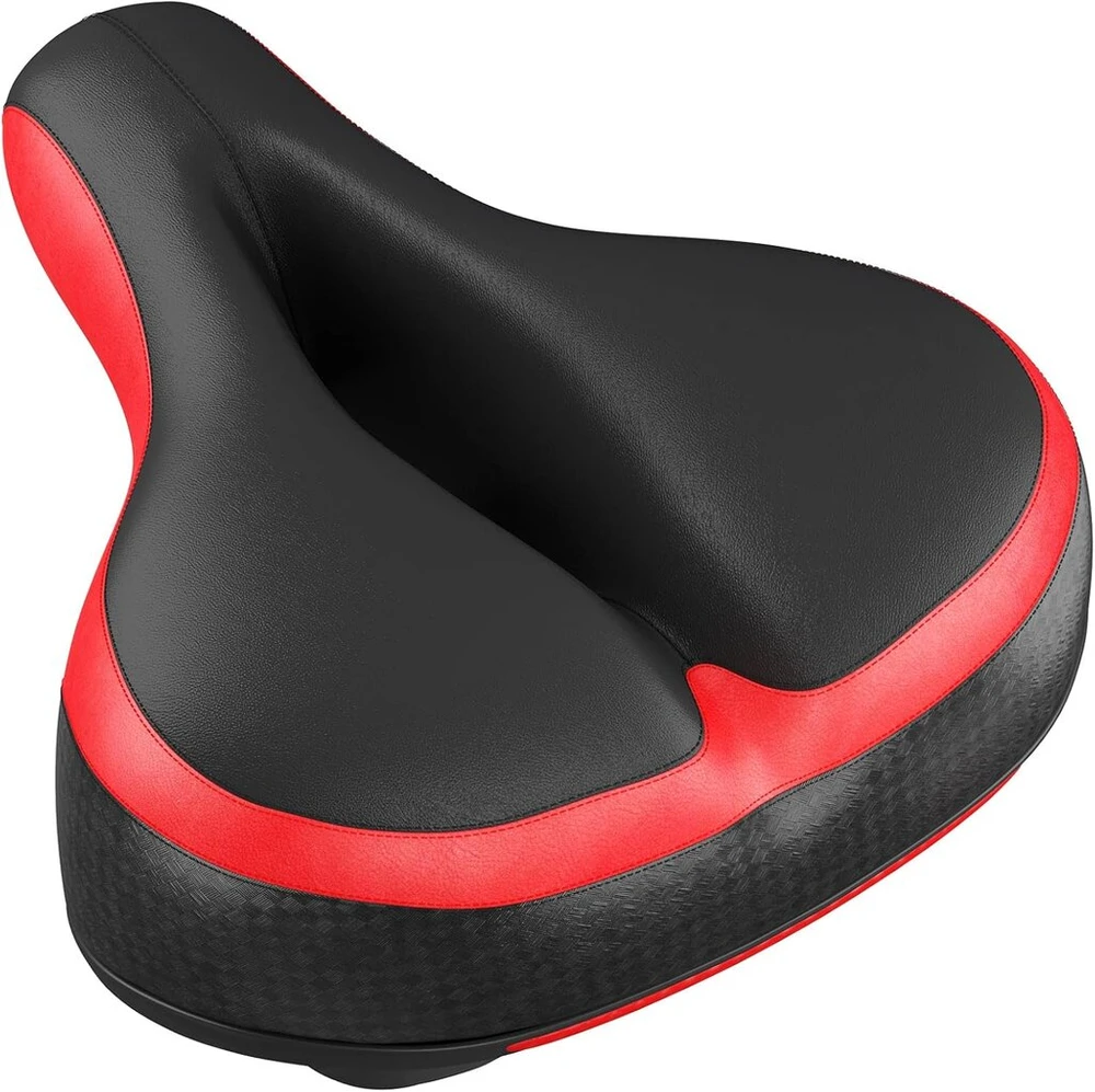 Wellgro platus dviračio balnelis - miesto dviračio balnelis - ergonomiška dviračio sėdynė - 25 x 20 x 12 cm (i x p x a) - paminkštintas - memory foam - spalvų pasirinkimas