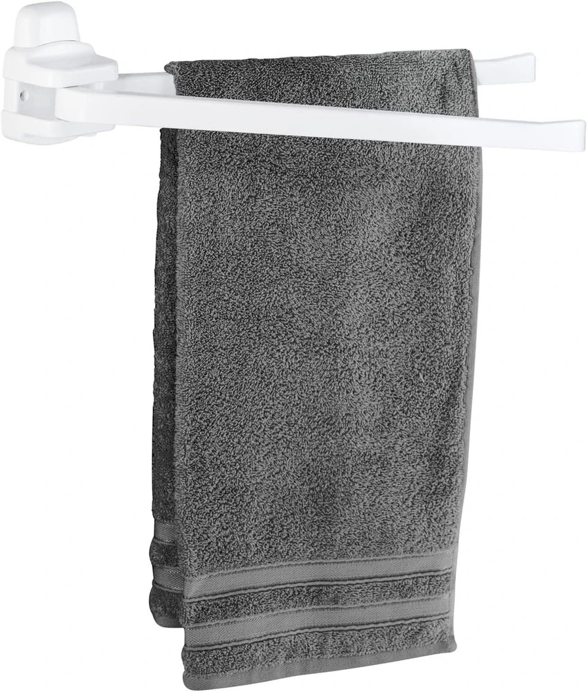 Wenko 17938100 Pure rankšluosčių laikiklis, 8 x 43 x 11 cm, baltas