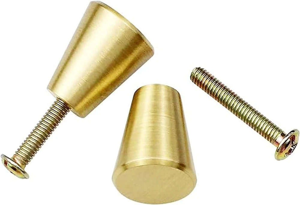 Wentigdy spintelių rankenėlės 2.5 x 2.0 cm auksinės stalčių rankenėlės apvalios tvirtos baldų rankenėlės žalvarinės spintelių rankenėlės rankena spintelei