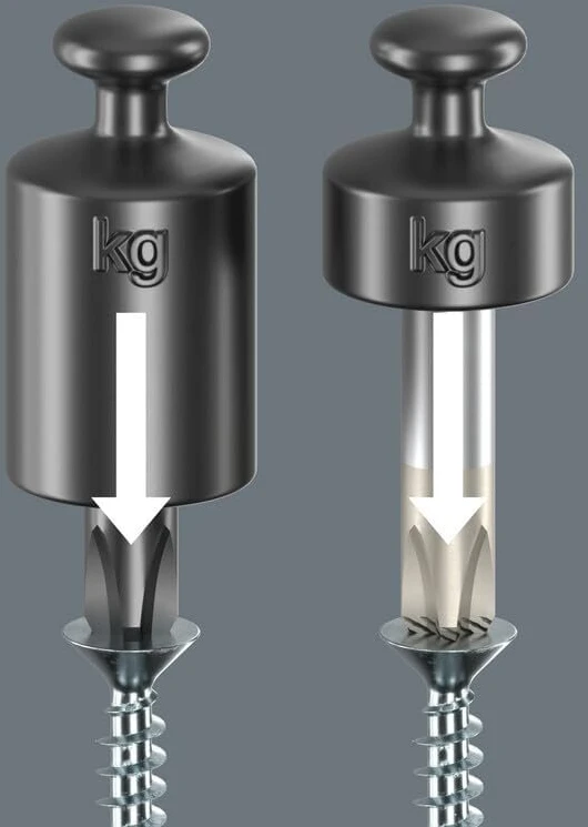 Wera Kraftform 355 Atsuktuvas Pozidriv Antgalis 2 X 100 Mm