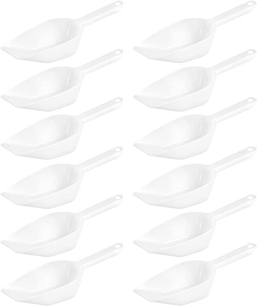 Westmark kaušeliai kepimui / svėrimui / įdarui, 12 vnt., talpa: po 125 ml, plastikiniai, halvar, balti, 909122e2