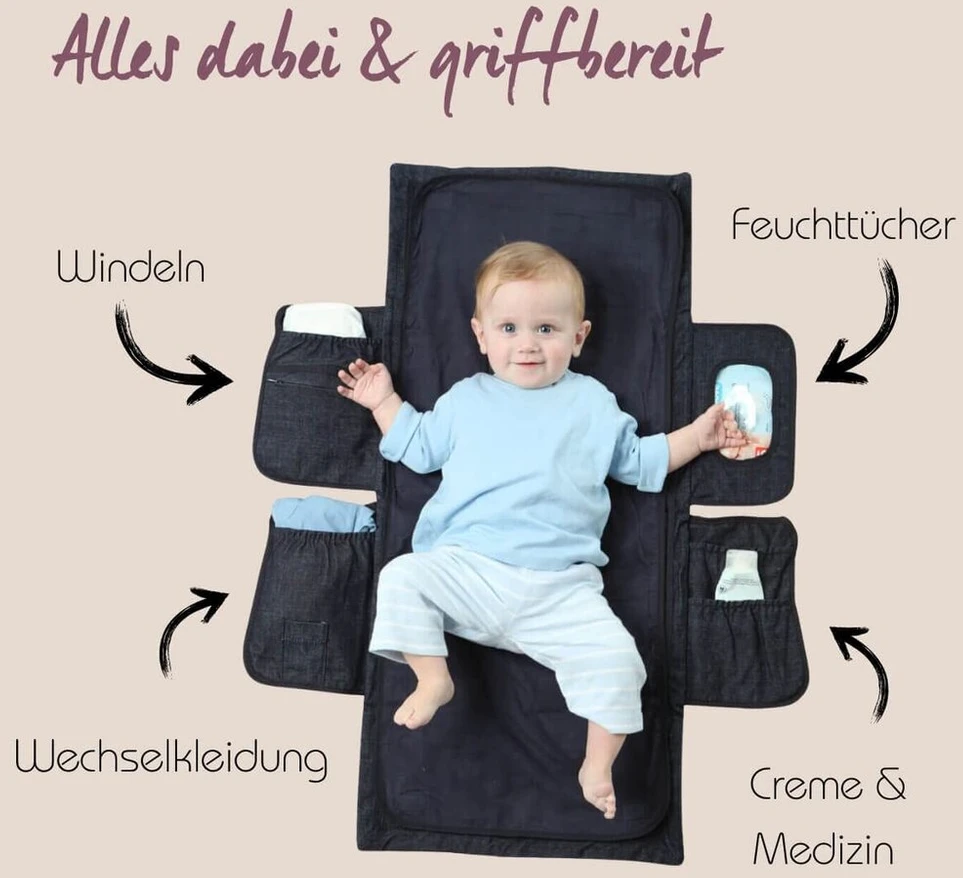 Wickelmax® jūsų vystymo stalas keliaujant