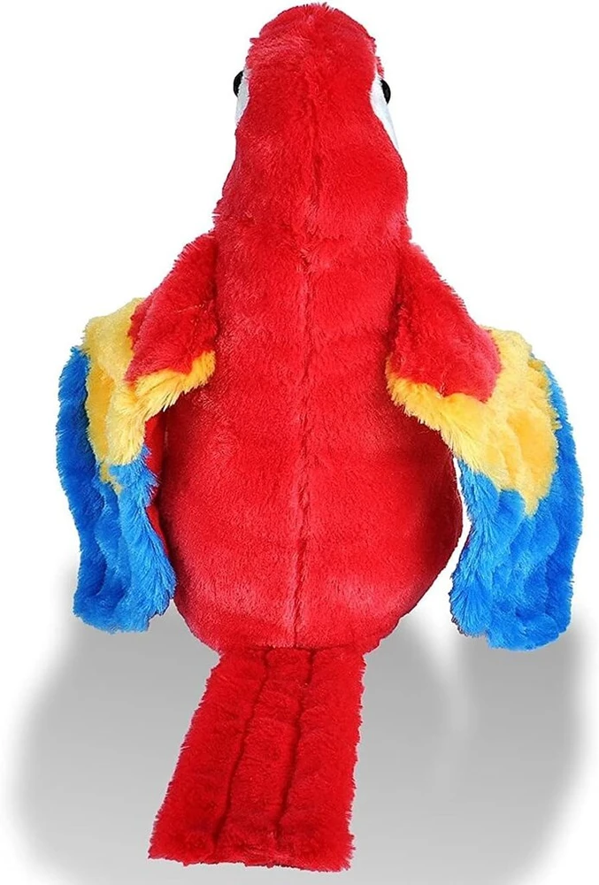 Wild Republic 30 cm pliušinis ara scarlet