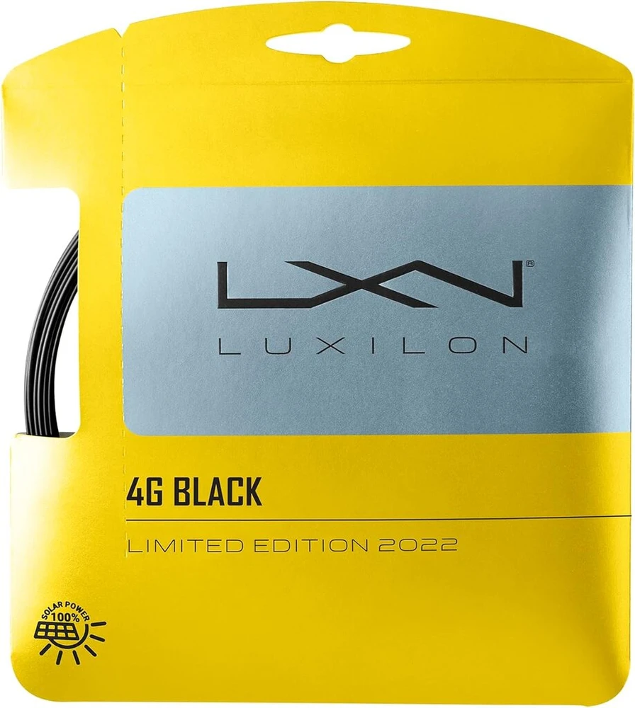 Wilson Luxilon 4g Teniso Stygos, 12.2m, Juodos, 1.25mm