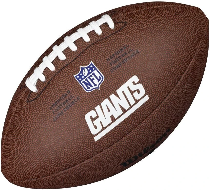 Wilson New York Giants Nfl oficialus senjorų kompozitinis amerikietiško futbolo kamuolys