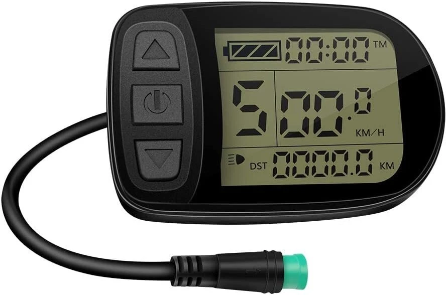 Windmeile ekranas Kt-lcd5, borto kompiuteris, spidometro ekranas, Lcd ekranas, apšviestas, daugiafunkcinis, e-dviratis, elektrinis dviratis, 24 V/36 V/48 V