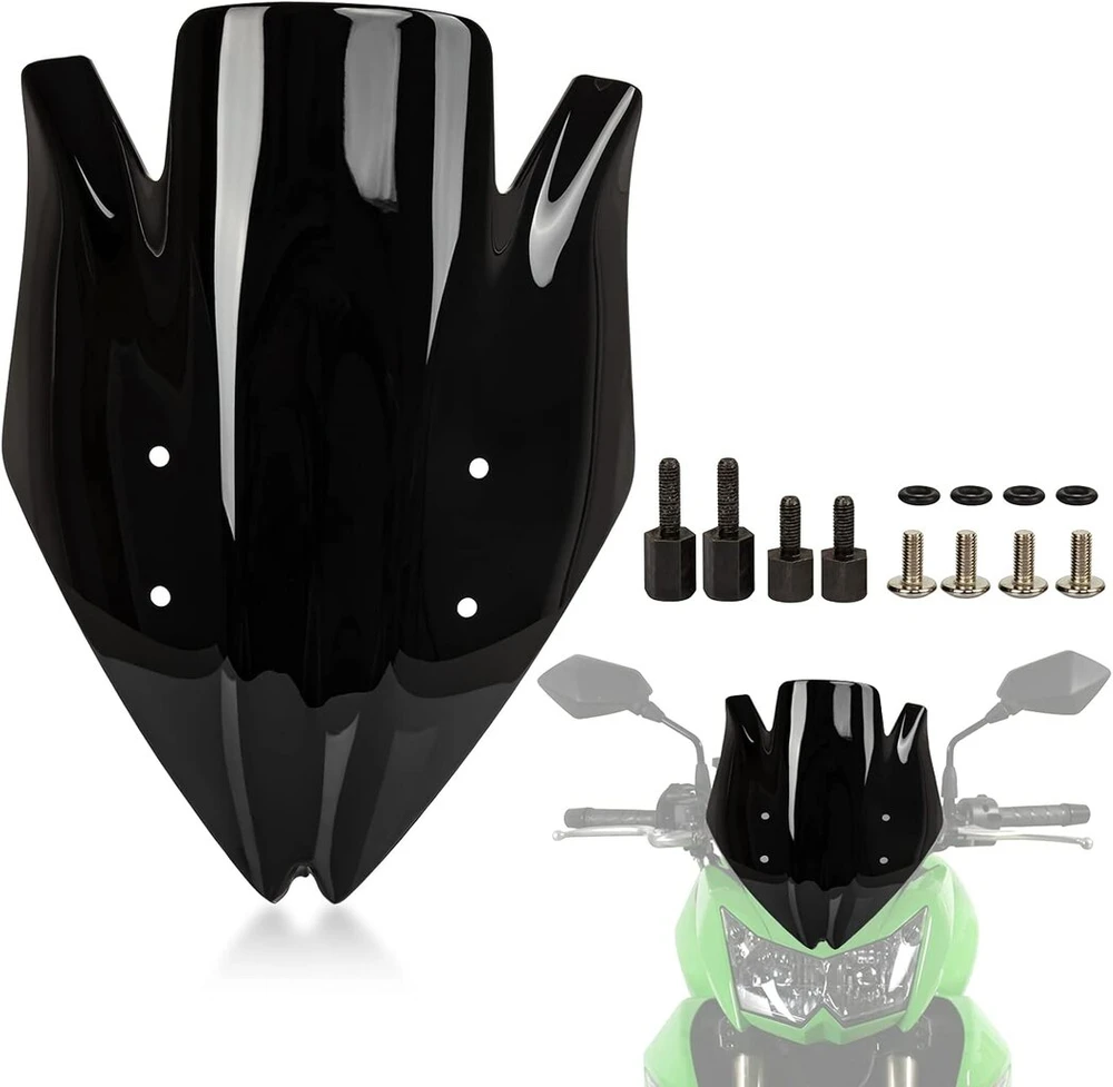 Windscreen Windshield for Z1000 2007 2008 2009 Psler priekinis motociklo stiklas, aksesuarai