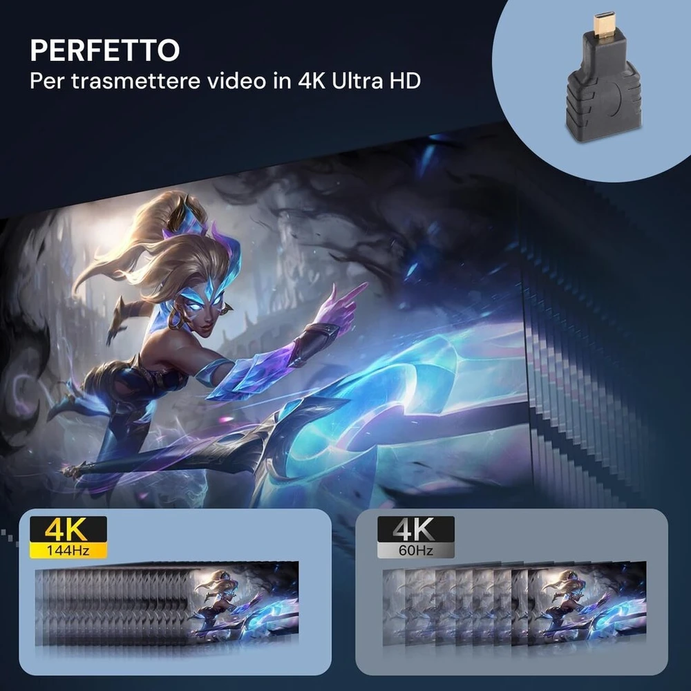Wintem hdmi jungtis (vyriška-moteriška) 2.0 adapteris, idealus kameroms ir planšetiniams kompiuteriams - idealus stabiliai jungčiai bet kur, pritaikomiems įrenginiams