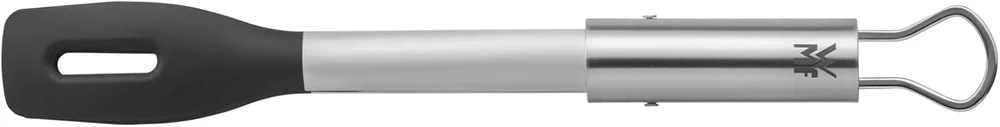 Wmf Bbq serving tongs 32.5 cm, virtuvinės žnyplės, cromargan nerūdijantis plienas, mėsos žnyplės su plastikine galvute, mažos kepsninės žnyplės kepsniui, žuviai, daržovėms, fiksavimo mechanizmas, vietą taupantis
