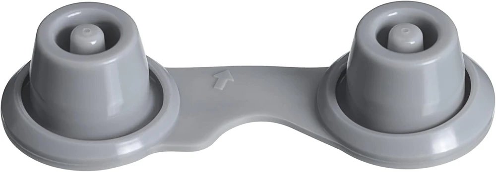 Wmf perfect premium atsarginis dvigubas sandariklis slėginėms viryklėms su likutinio slėgio apsauga 2,5–8,5 l, skersmuo 18 cm ir 22 cm