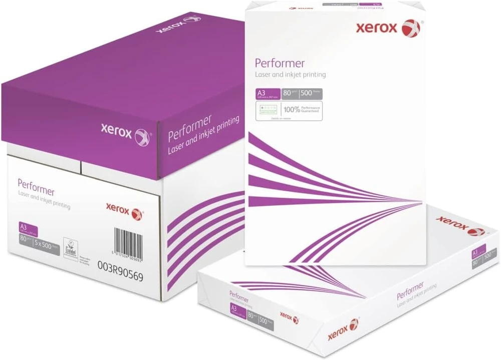 Xerox Performer daugiafunkcinis popierius 80 gsm, 500 lapų rietinyje, A3, baltas - Ref 003r90569 [1 rietinis]