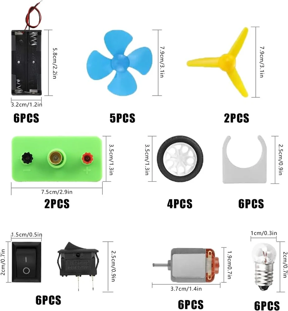 Xmart 103 dalių elektrinių variklių rinkinys, skirtas vaikams, "pasidaryk pats" mini generatoriaus variklių rinkinys fiziniams eksperimentams, elektriniams eksperimentams, "pasidaryk pats" mokslo projektams