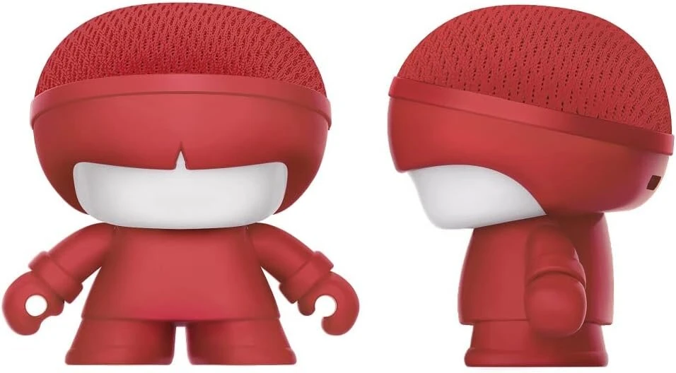 Kompiuterio kolonėlės Xoopar - Mini Xboy Rot - nešiojamas mini bluetooth garsiakalbis su led apšvietimu - galingas 360° garsas - integruotas asmenukių nuotolinio valdymo pultas - ekologiškas ir biologiškai skaidus