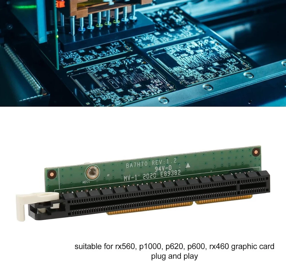Yanmis Plug and Play patvari vaizdo plokštės adapterio kortelė, skirta Rx560 P1000 P620 P600 Rx460