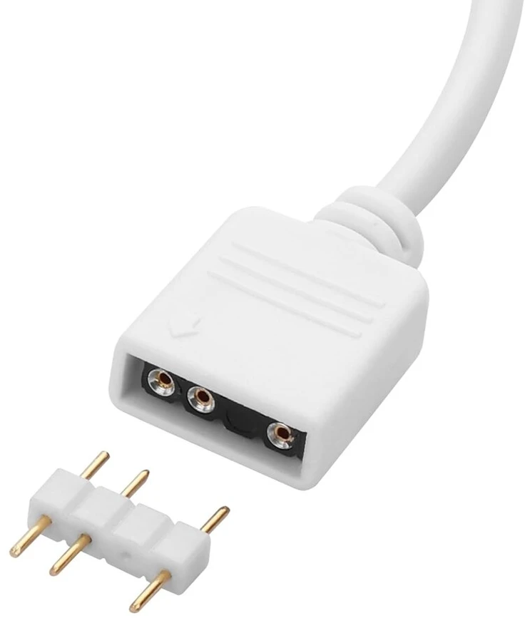Yaodhaod 12v 4-pin Rgb & 5v 3-pin Argb Kabelis 100cm