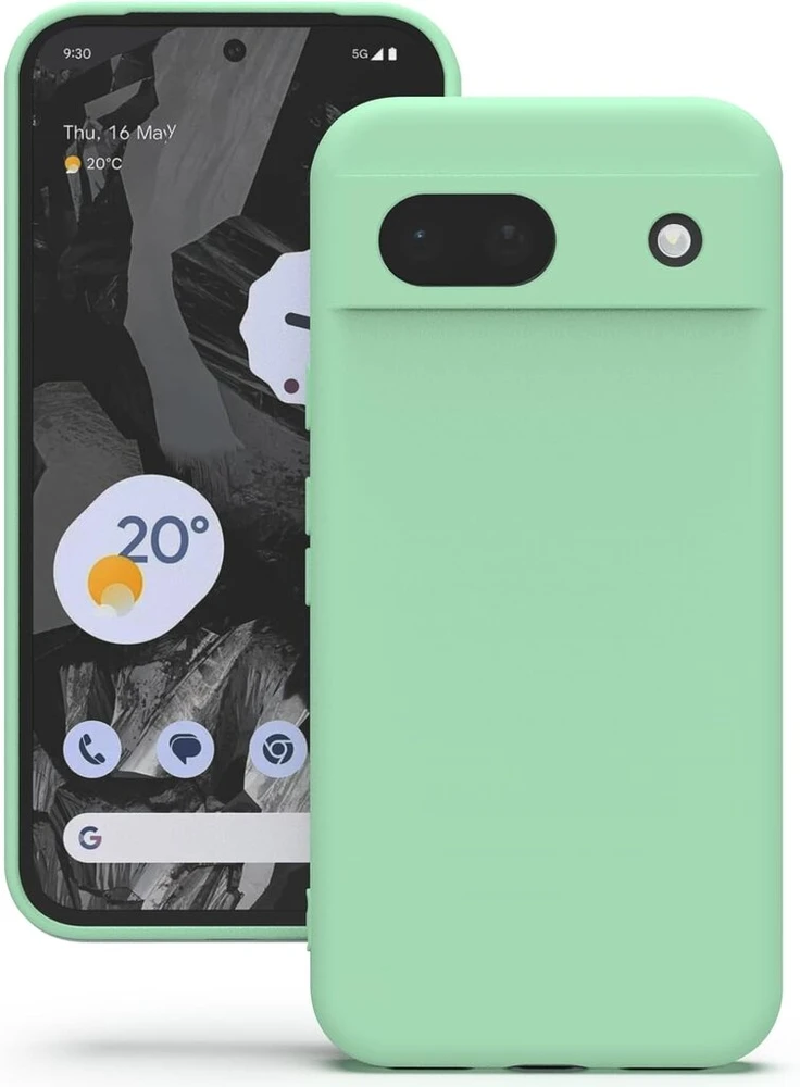 Yatwin dėklas, skirtas google pixel 8a, aukščiausios kokybės silikoninis telefono dėklas su kameros apsauga, švelnus