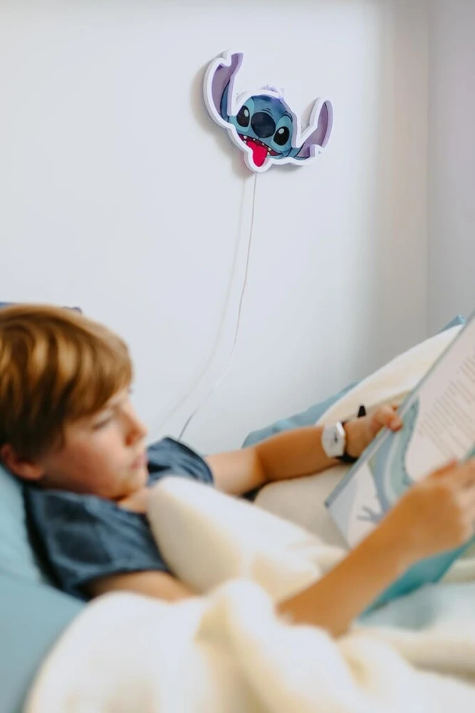 Yellowpop neoniniai ženklai, disney stitch (veidas), neoniniai ženklai sienų dekorui, energiją taupančios led neoninės lempos visoms sienoms, lengvai montuojamas individualus neoninis ženklas ir pritaikomas