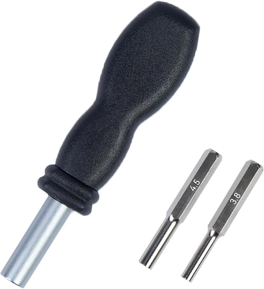 Yesimola Atsuktuvas 4,5 mm ir 3,8 mm, Gamebit Atsuktuvų Rinkinys, skirtas Nintendo Konsolėms, Nes, Snes, N64, Gameboy, Gamecube, Virtual Boy, Žaidimų Kasetėms, Magnetinis Atsuktuvas
