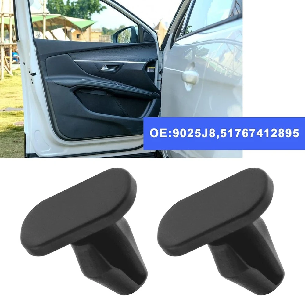Yinettech 30 vnt. durų sandarinimo juostelių tvirtinimo sagčių pakaitalas 9025j8 51767412895, suderinamas su Citroen C3 C5 X7 galinių durų sandarinimo juostelių spaustukais