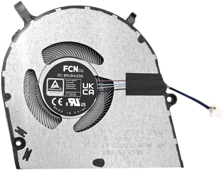 Zahara cpu aušinimo ventiliatorius, skirtas dell ins-piron 14 7420 7425 2-in-1 fp5j m4fmg 023.100qa.0001 dfs5k12114464k 5v cpu aušinimo ventiliatorius
