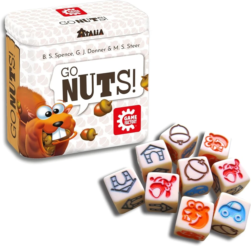 Žaidimas su kauliukais "go Nuts!"