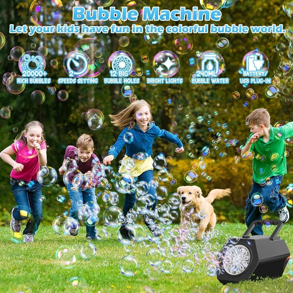 Zuru Automatinis burbulų generatorius vaikams, 10 000 burbulų/min