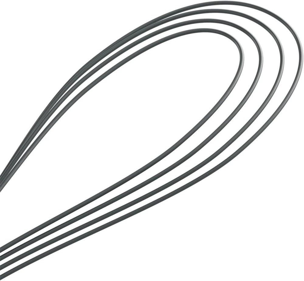 Zyliss E980241 plokščias silikoninis šluotelė, 30 cm, silikonas/kviečių šiaudai, pilka, atspari karščiui