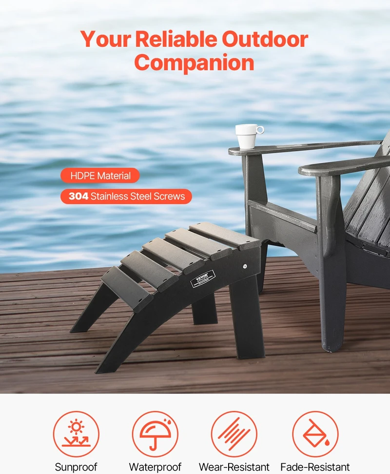 VEVOR Adirondack sulankstomas pakojis