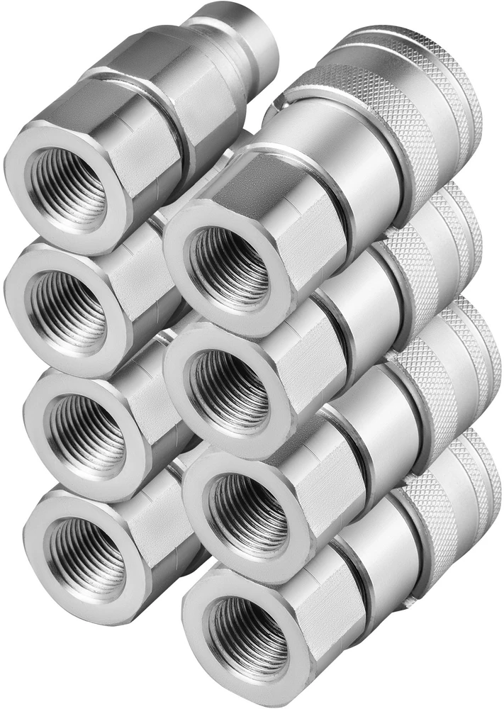 VEVOR Hidraulinis greitas sujungimas su 1/2" NPT sriegine jungtimi