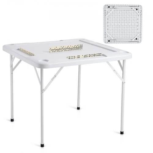 VEVOR Sulankstomas mahjong stalas su puodelių laikikliais