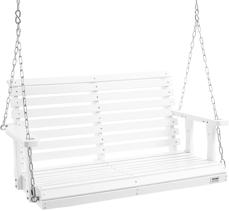 VEVOR Medinis lauko sūpynės 4 pėd., balta